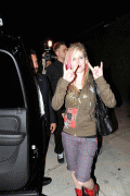 Avril Lavigne @ Koi Restraunt in LA